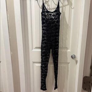 Chic Black Lace Jumpsuit